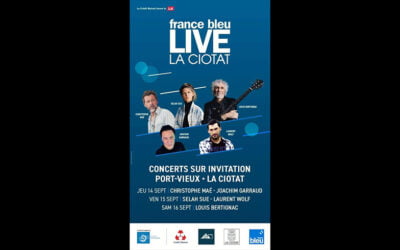 Concerts France Bleu Live sur le Port-Vieux !
